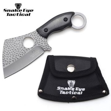 Snake Eye Tactical Clever Style Fix Blade Hunting Knife 7"