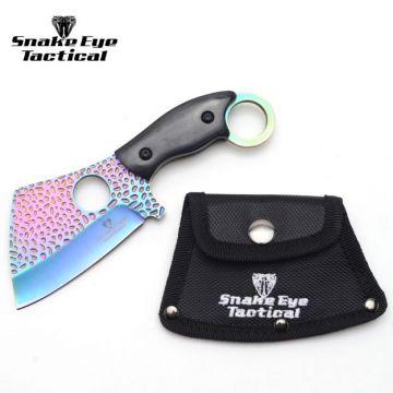 Snake Eye Tactical Clever Style Fix Blade Hunting Knife 7"