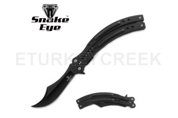 Snake Eye Tactical Spring Assist Knife 5.5" Closed