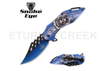 Snake Eye Tactical  Assist Knife 4.75" Closed