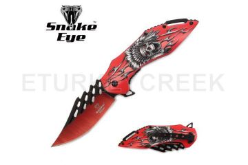 Snake Eye Tactical  Assist Knife 4.75" Closed