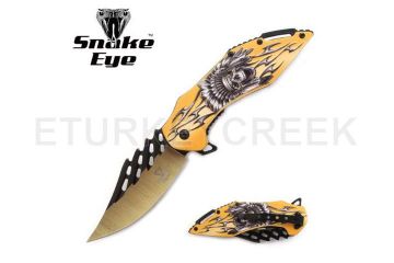 Snake Eye Tactical Assist Knife 4.75" Closed