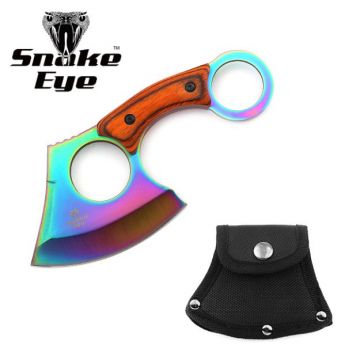 Snake Eye Tactical Clever Style Fix Blade Hunting Knife 6.5"