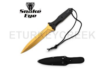 Snake Eye Tactical Full Tang Double Edge Boot Knife 12.5" Overall