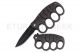 Action Assist Knuckle Knife 4.5" All Black with Clip