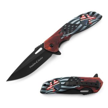 Snake Eye Tactical Punisher Skull Edition Spring Assisted Folding Knife SE-5148SK