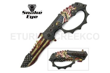Snake Eye Tactical Spring Assist Fantasy Knuckle Knife