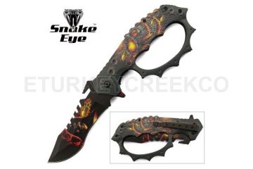 Snake Eye Tactical Spring Assist Fantasy Knuckle Knife
