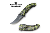 Snake Eye Tactical Spring Assist Knife 4.5" Closed