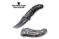 Snake Eye Tactical Spring Assist Knife 4.5" Closed