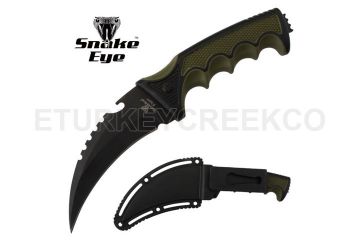 Snake Eye Tactical Karambit Style Fixed Blade Hunting knife