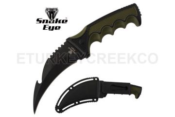 Snake Eye Tactical Karambit Style Fixed Blade Hunting knife