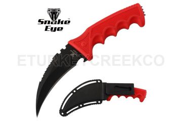 Snake Eye Tactical Karambit Style Fixed Blade Hunting knife