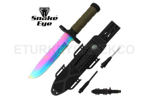 Snake Eye Tactical Fixed Blade Survival Hunting Knife