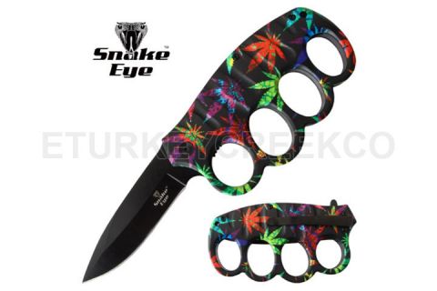 Snake Eye Tactical Spring Assist Knuckle Knife SE-5273-D
