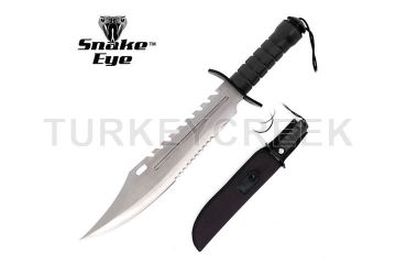 Snake Eye Fixed Blade Survival Hunting Knife Overall 16.5"