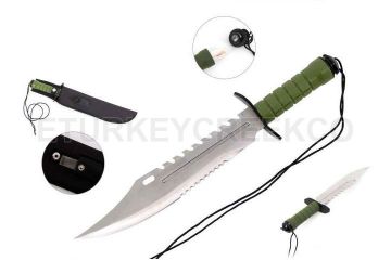 Snake Eye Fixed Blade Survival Hunting Knife Overall 16.5"