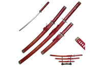 Snake Eye Warrior Samurai Sword Set