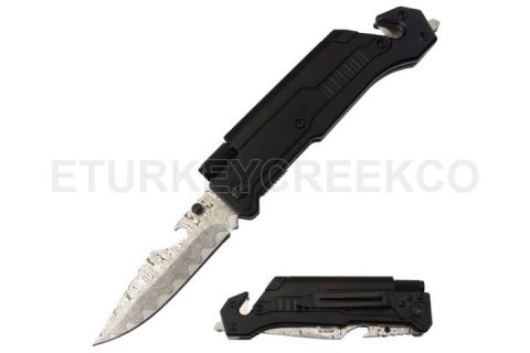 Snake Eye Tactical Spring Assist Knife 4.5" Closed