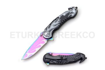 SNAKE EYE SPRING ASSISTED KNIFE 4.5"CLOSED