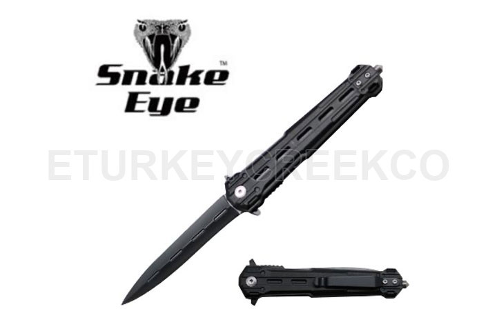 Snake Eye Tactical Spring Assisted 420 Stainless Steel Knife