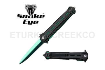 Snake Eye Tactical Spring Assisted 420 Stainless Steel Knife