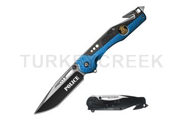 SNAKE EYE TACTICAL RESCUE SPRING ASSIST POLICE KNIFE 5" CLOSED