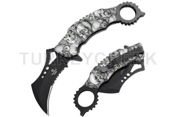 Snake Eye Tactical Karambit Spring Assist Knife