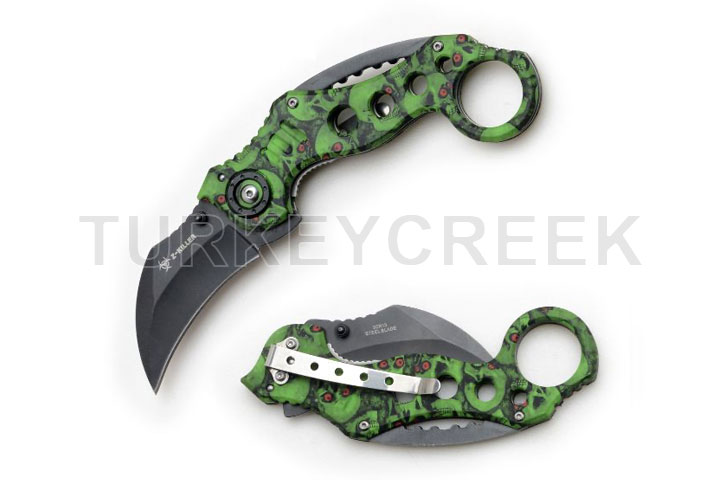 Snake Eye Tactical Everyday Carry Spring Assist Style Folding
