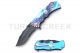 "Freedom,Liberty,Justice " USA Tactical Spring Assist Knife 4.5