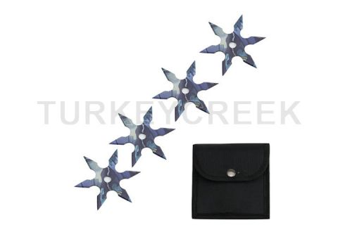 Snake Eye Tactical 4pc Throwing Star Set 4" Diameter