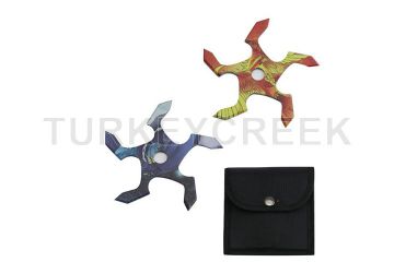 Snake Eye Tactical 2pc Throwing Star Set