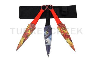 Turkey Creek Trading Company Inc.: Snake Eye Tactical Ninja Sword and  Kunai/Throwing Knife Set