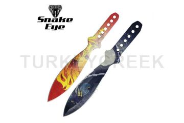 Snake Eye Tactical Throwing Knife set Comes with Sheath