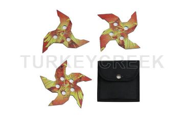 Snake Eye Tactical 3pc Throwing Star Set