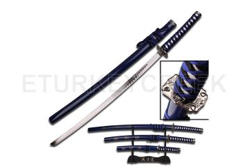 3 Pcs Dragon Samurai Katana Sword Set SW-68LBL4