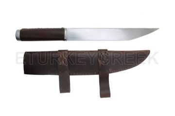 Medieval warrior brand seax dagger 18" overall