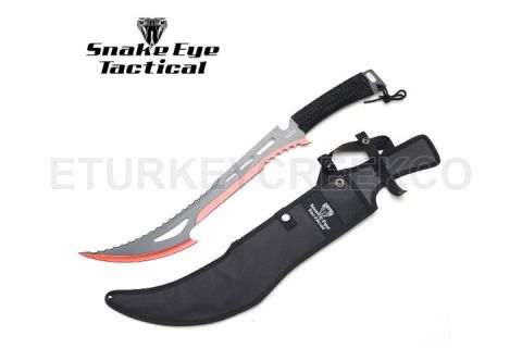 Snake Eye Tactical Zombie Killer Machete Red