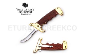 WILD TURKEY SPRING ASSISTED KNIFE 5.75" CLOSED