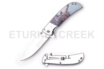 Wild Turkey Handmade Gentleman Collection Assisted knife 4"Closed