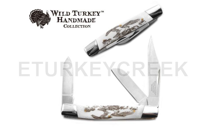 Wild Turkey Handmade Gentlemen's Knife 4" Closed