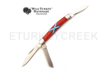 Wild Turkey Collection 3 Blade Manual Folding Knife 2.75" Closed