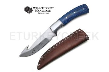 Wild Turkey Handmade Collection Fix Blade Skinner 10" Overall