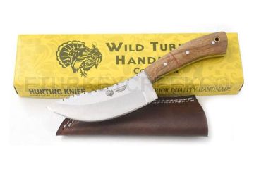 Wild Turkey Handmade Wood Handle Full Tang Fixed Blade Knife