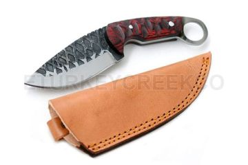 Wild Turkey Handmade 1075 High Carbon Fixed Blade Karambit Knife
