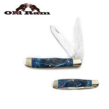 Old Ram Manual Folding Trapper Knife