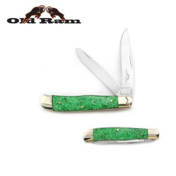 Old Ram Manual Folding Trapper Knife