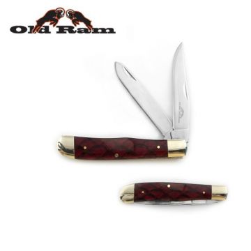 Old Ram Manual Folding Trapper Knife