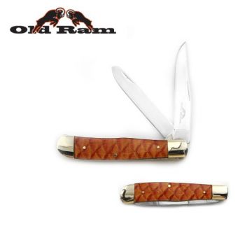 Old Ram Manual Folding Trapper Knife
