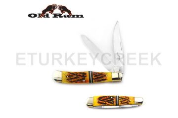 Old Ram Manual Folding Trapper Knife